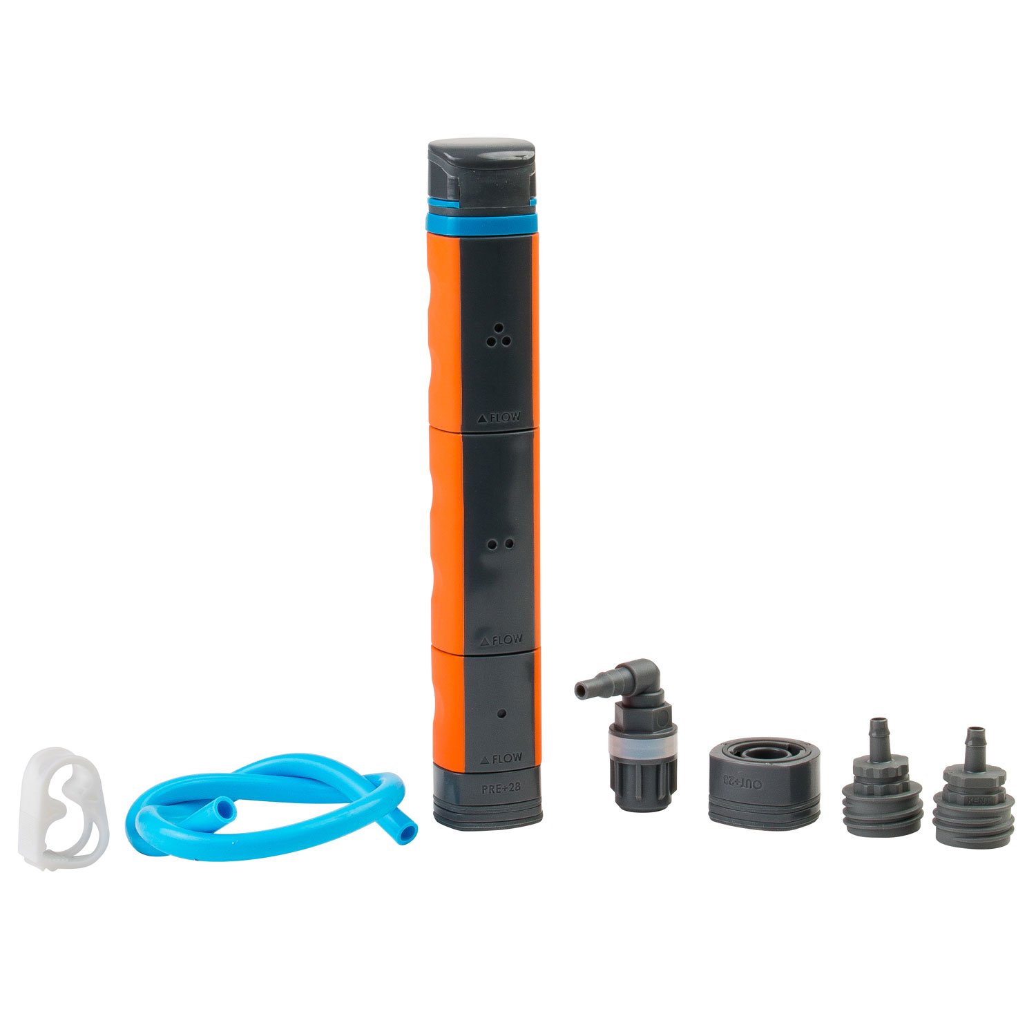 MUV Survivalist Water Filter - Portable Water Purifier for Camping, Hiking & Emergency - Removes 99.9% of Chemicals, Bacteria & Viruses - Ideal for Outdoor Adventures & Disaster Preparedness