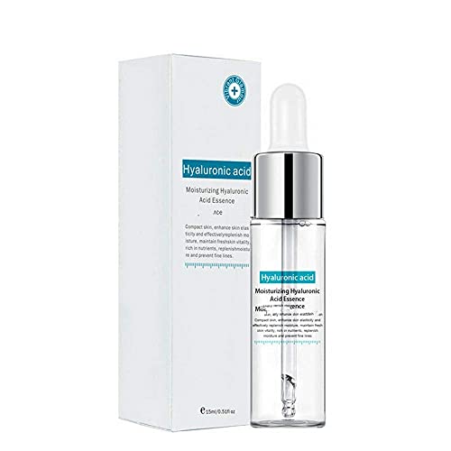High Potency Pure Hyaluronic Acid Anti-Wrinkle Serum with Vitamin C, B6 & Collagen - Brightening & Hydrating Facial Treatment for Dry Skin & Fine Lines