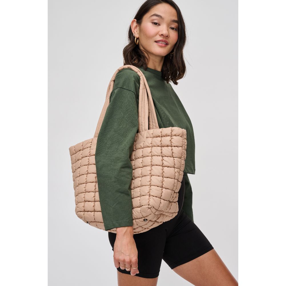 Stylish Breakaway Puffer Tote Bag for Women - Waterproof Winter Shoulder Handbag - Perfect for Work, Travel & Shopping