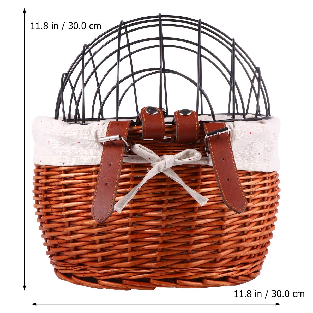 **Durable Front Bike Basket for Pets & Storage - Removable Cycling Carrier Bag for Dogs & Essentials - Perfect for Commuting, Shopping & Outdoor Adventures**