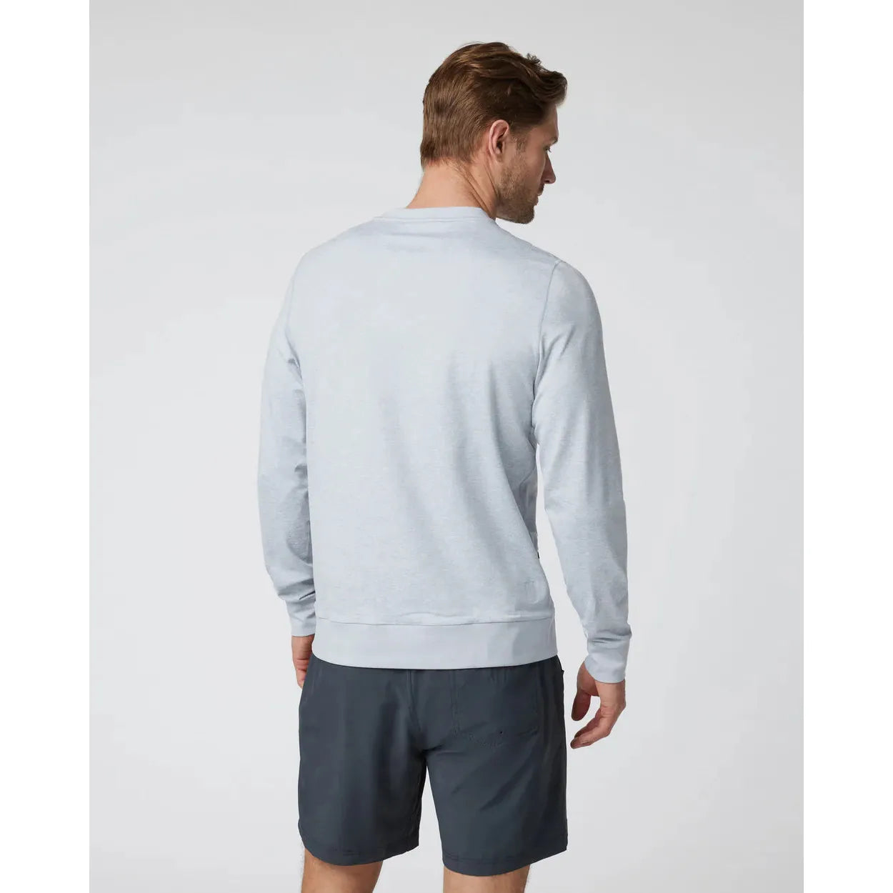 Vuori Men's Ponto Performance Crew - Lightweight & Breathable Workout Shirt for Gym, Running & Yoga | Moisture-Wicking Activewear Top for Men