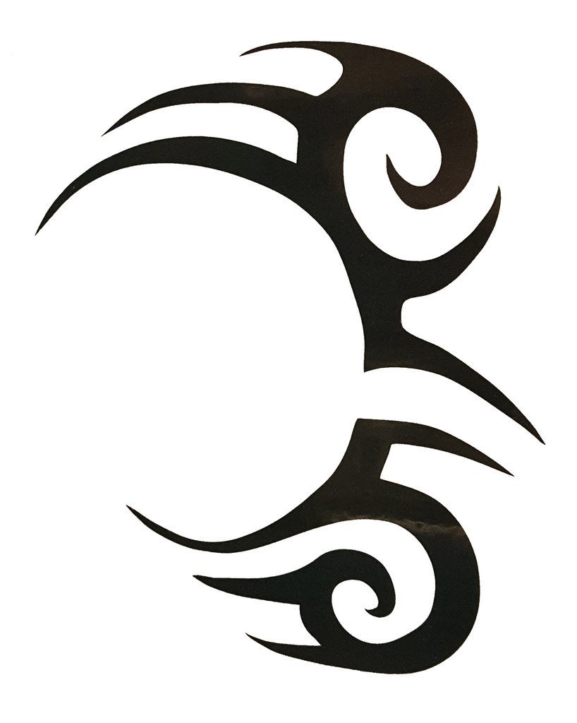 Authentic Tribal Face Temporary Tattoos - Waterproof & Long-Lasting - Perfect for Festivals, Halloween & Costume Parties
