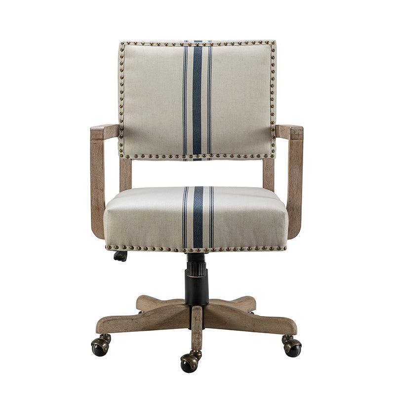 Ergonomic Megan Fabric Office Chair with Adjustable Height - Comfortable Desk Chair for Home & Office Workspace - Perfect for Long Hours Sitting, Gaming, and Remote Work