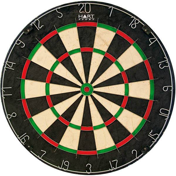 Premium HART Tournament Dartboard - Professional Bristle Dart Board for Home & Bar - Perfect for Competitive Play, Practice & Entertainment
