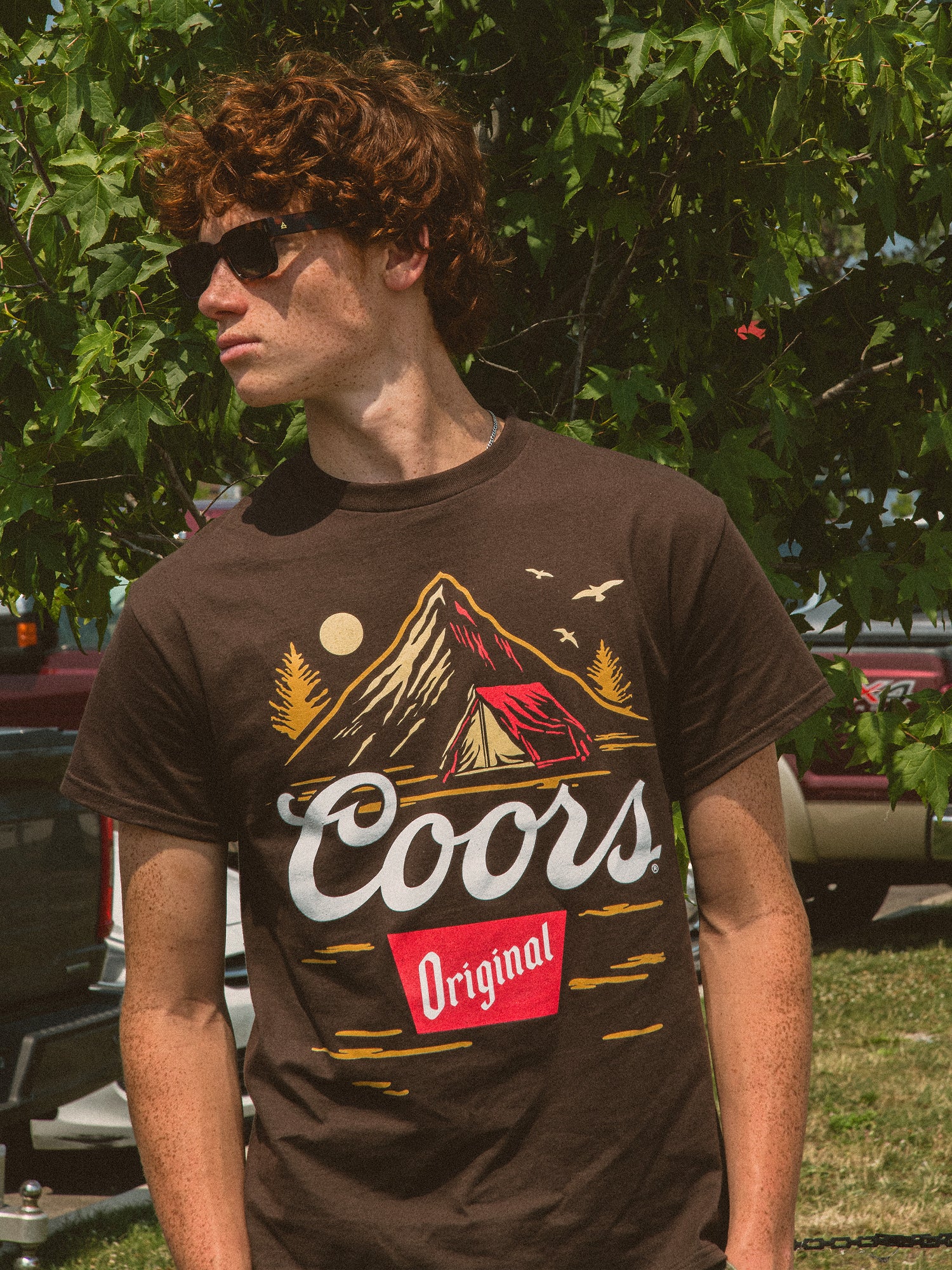 Coors Camping T-Shirt - Lightweight, Breathable Cotton Tee for Outdoor Adventures & Casual Wear