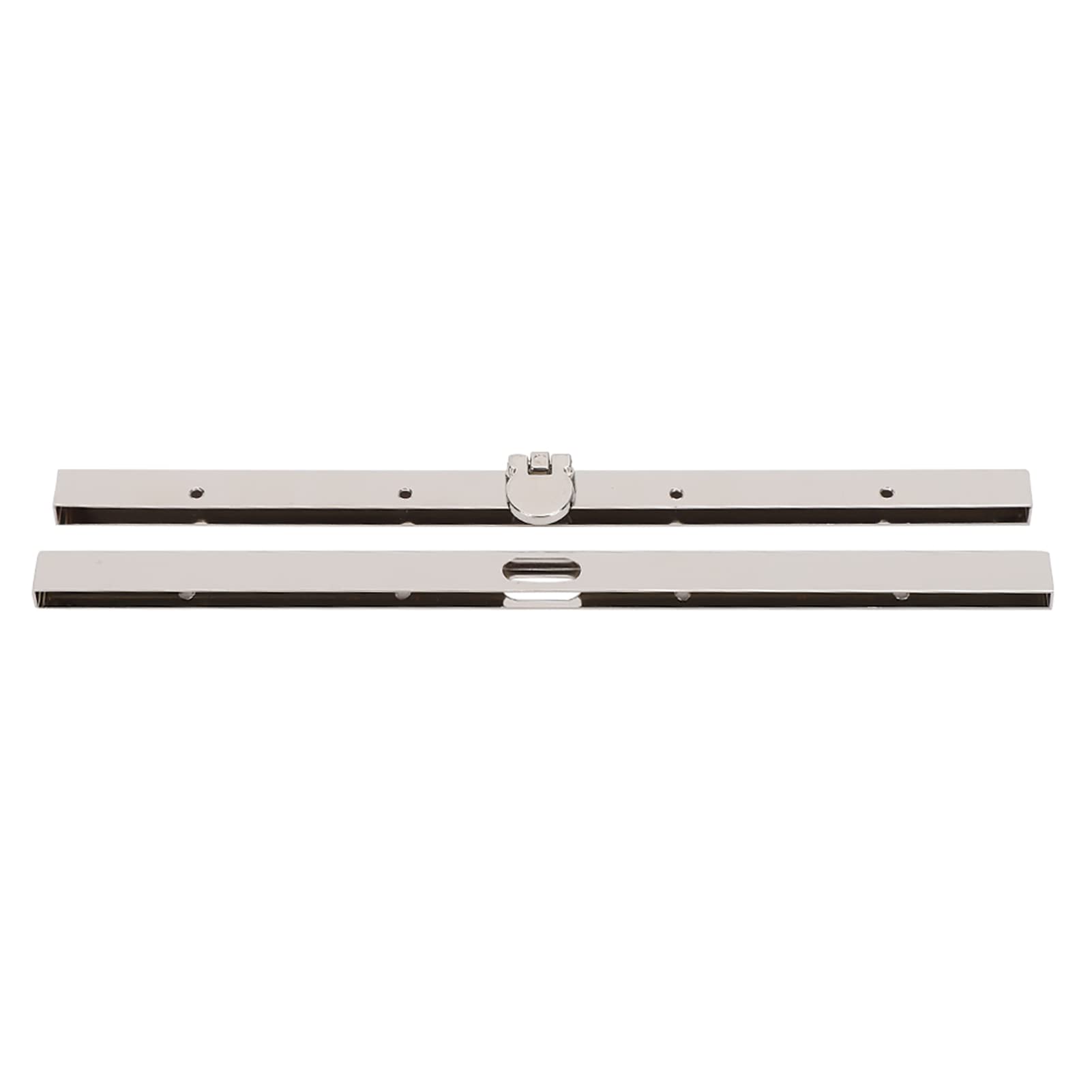 6-Piece Metal Purse Frame Set - Lightweight Iron Wallet Clasp for DIY Handmade Purses, Wallets & Bags (7.5 Inch/19cm, Silver) - Perfect for Crafting, Sewing Projects & Leatherworking Accessories