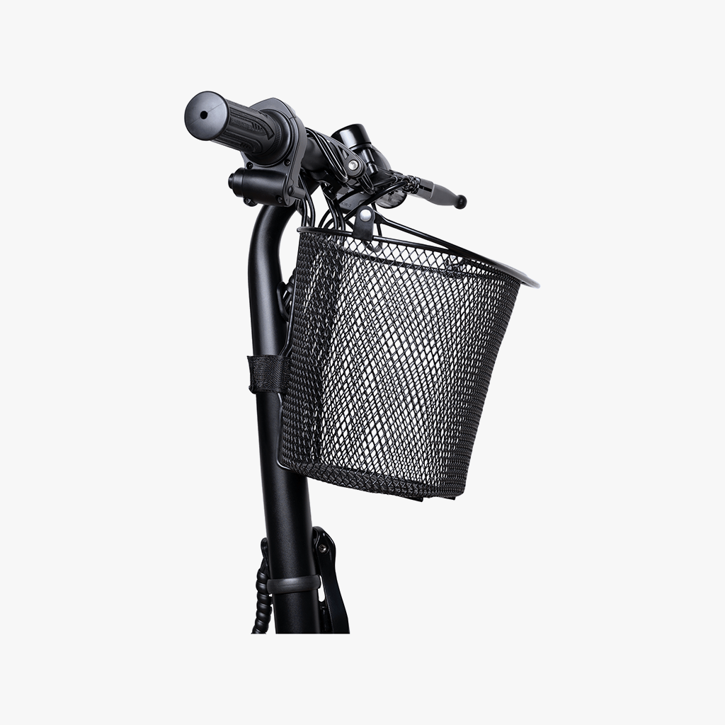 Premium Electric Bike Front Basket - Durable & Waterproof Cargo Carrier for Commuting & Shopping | Perfect for E-Bike Accessories & Urban Rides