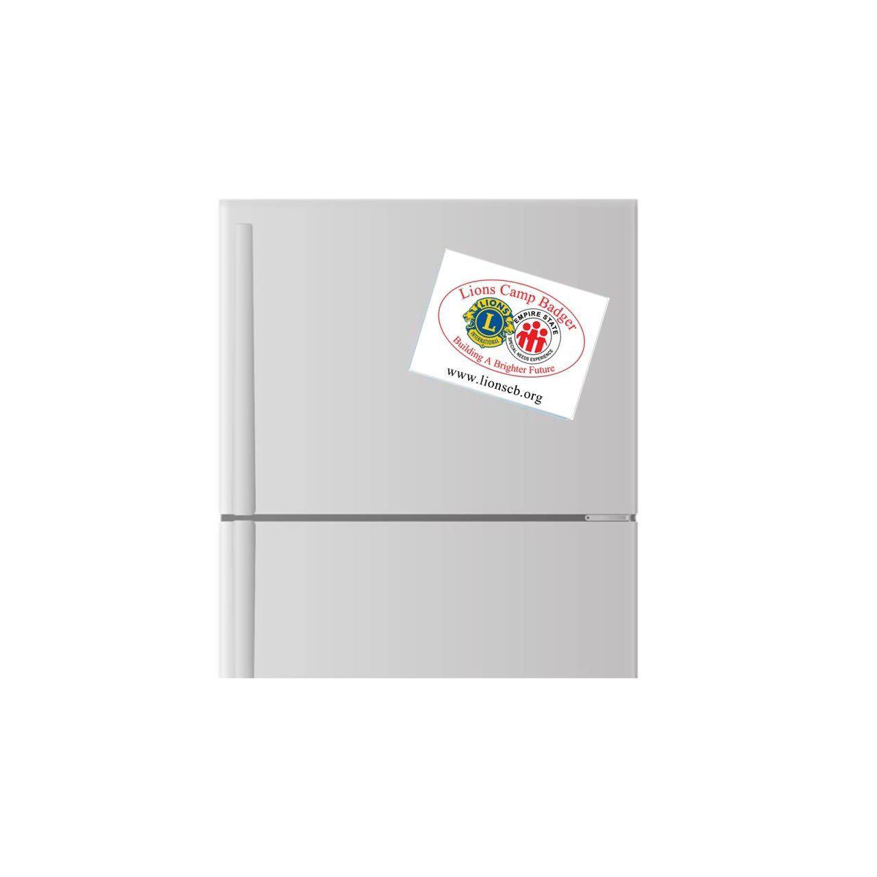 Lions Camp Badger Magnet - High Quality Refrigerator Magnet for Collectors, Fans & Home Decor | Perfect for Fridge, Office, Locker & Gifts