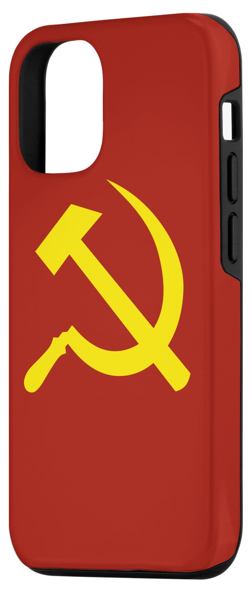 iPhone 12/12 Pro Hammer & Sickle Case - Vintage USSR Communist Soviet Russia Design - Durable Protective Cover for Daily Use & Themed Parties