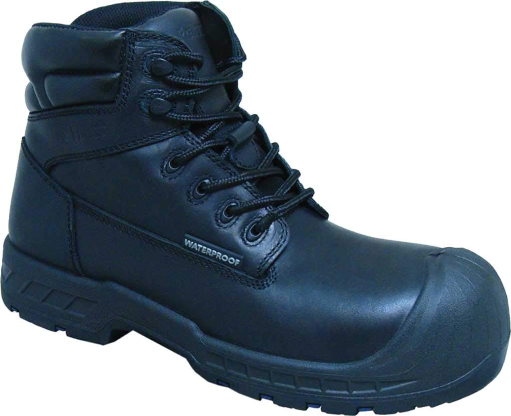 Vulcan 6000 Men's Work Boots - Black, Size 10 | Steel Toe, Slip Resistant, Waterproof Safety Shoes for Construction, Warehouse & Outdoor Work