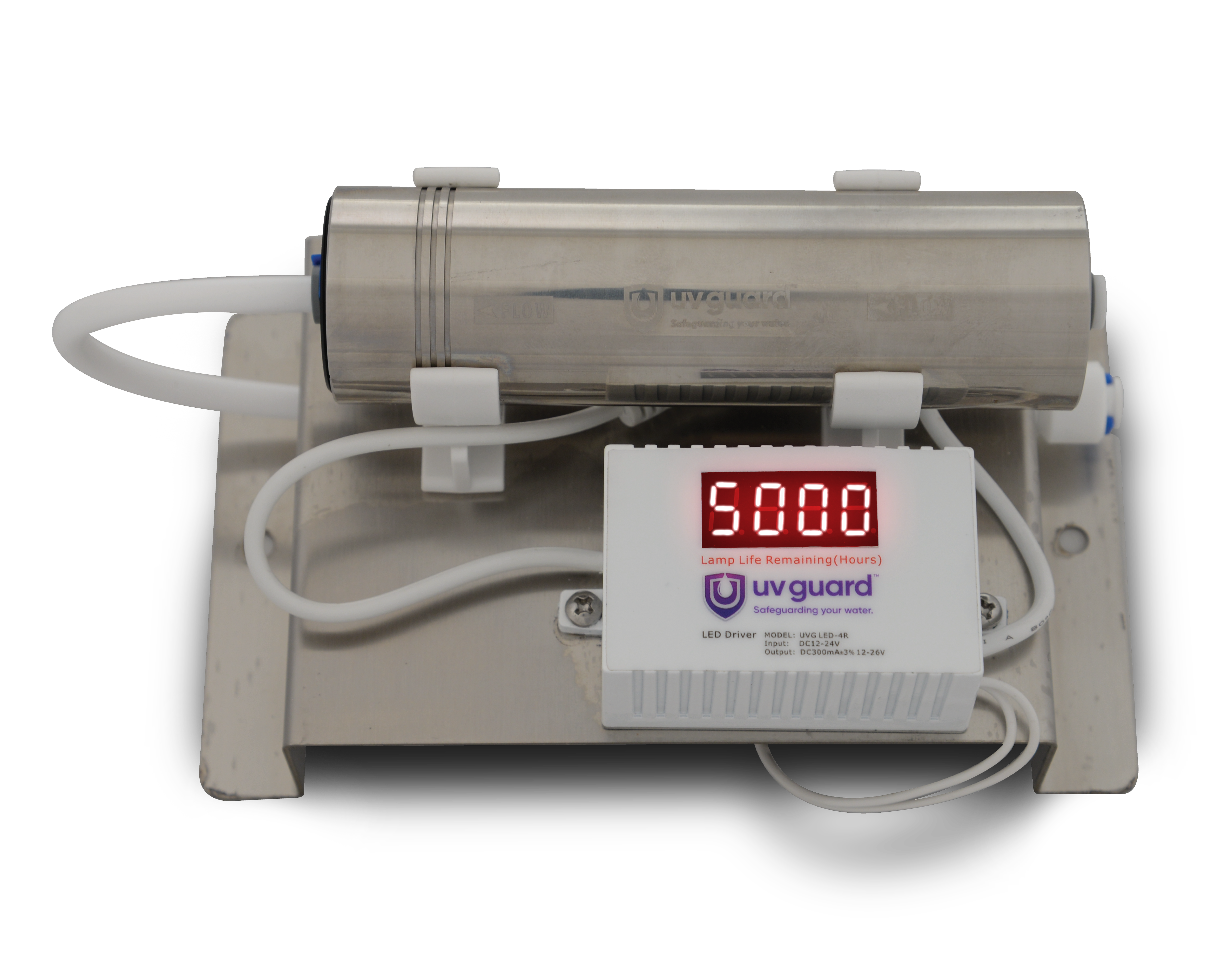 UV Guard LED Series Mini Caravan UV Water Purifier System - 4LPM Flow Rate for RV, Camping & Outdoor Water Disinfection