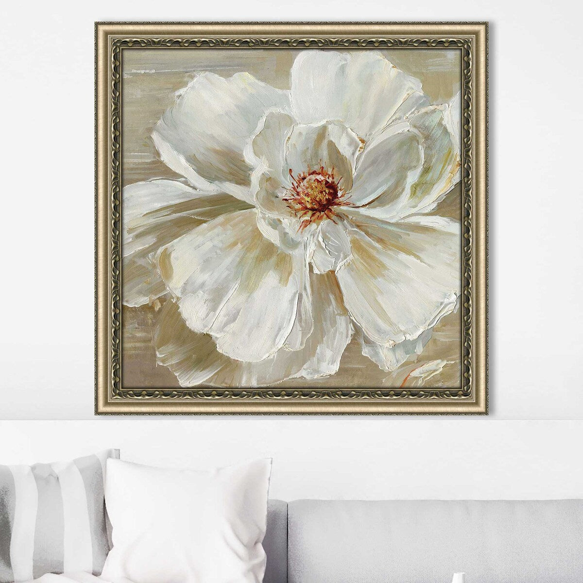 Bloomin' Beauty Floral Print Acrylic Wall Art - Elegant Home Decor for Living Room, Bedroom & Office