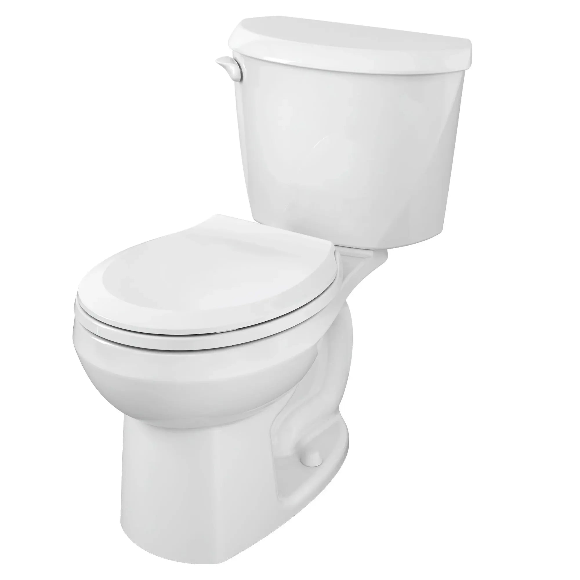 Colony® 3 Two-Piece 1.28 GPF/4.8 LPF Standard Height Round Front Toilet Without Seat - Water-Efficient Bathroom Toilet for Small Spaces & Modern Homes
