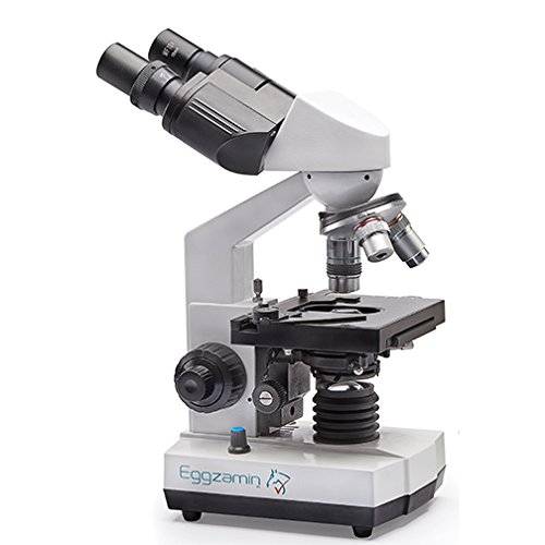 Eggzamin Professional Microscope Kit for Fecal Egg Count - Binocular Microscope with Accessories for Livestock Parasite Testing | Includes Step-by-Step Guide | Ideal for Farmers, Veterinarians & Animal Health Monitoring