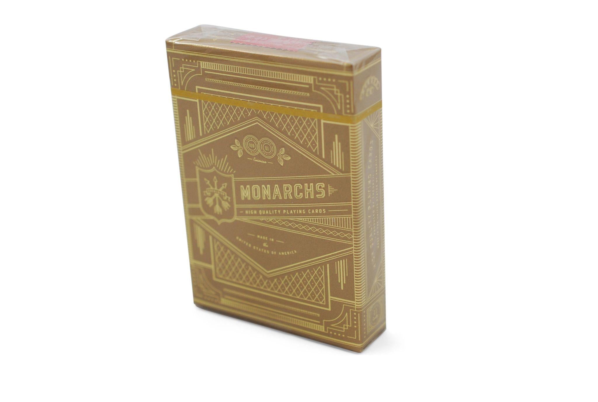 24K Gold Monarch Playing Cards - Premium Luxury Poker Deck for Collectors & Card Games - Perfect for Magic Tricks, Poker Nights & Gifts