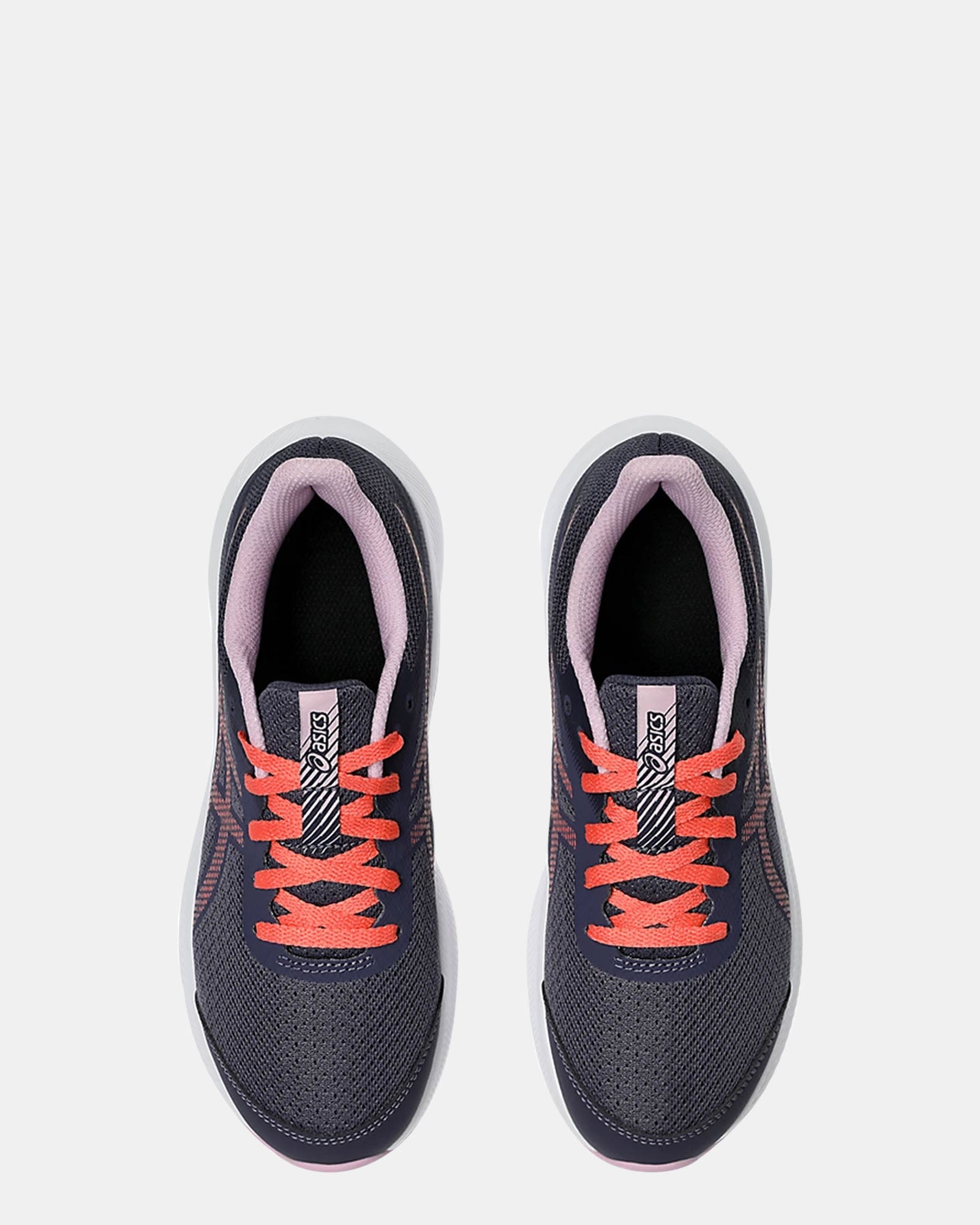 Patriot 13 Grade School Shoes - Indigo Fog & Papaya Color - Comfortable Kids Sneakers for School, Play & Everyday Wear