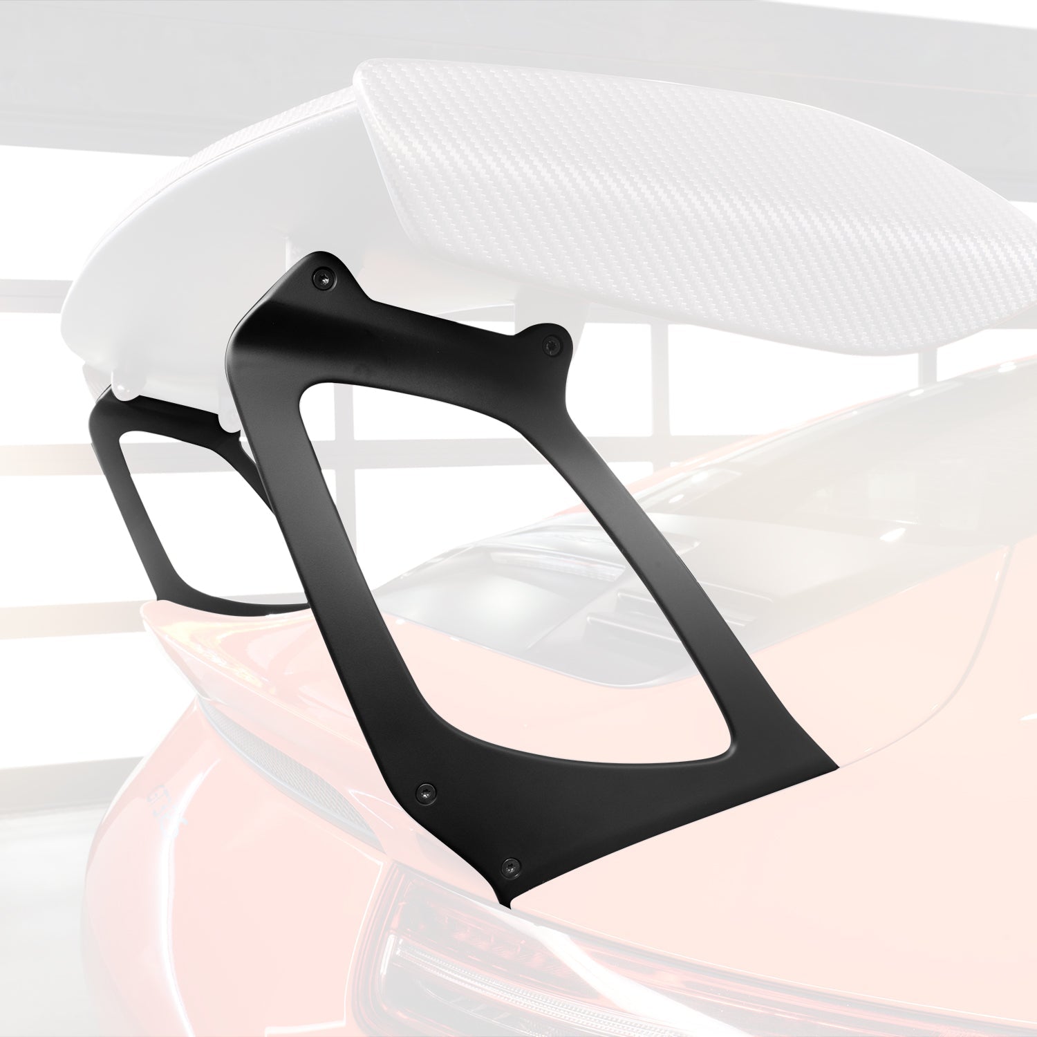 Porsche 991.1 911 GT3RS Extended Wing Risers - High Performance Spoiler Lift Kit for Track Racing & Car Enthusiasts