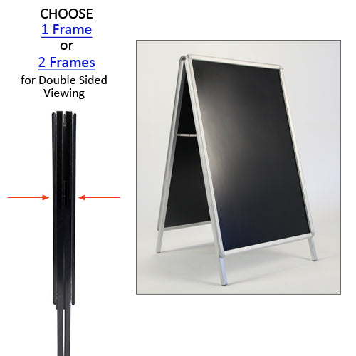 40x50 A-Frame Sign Holder with 1 1/4