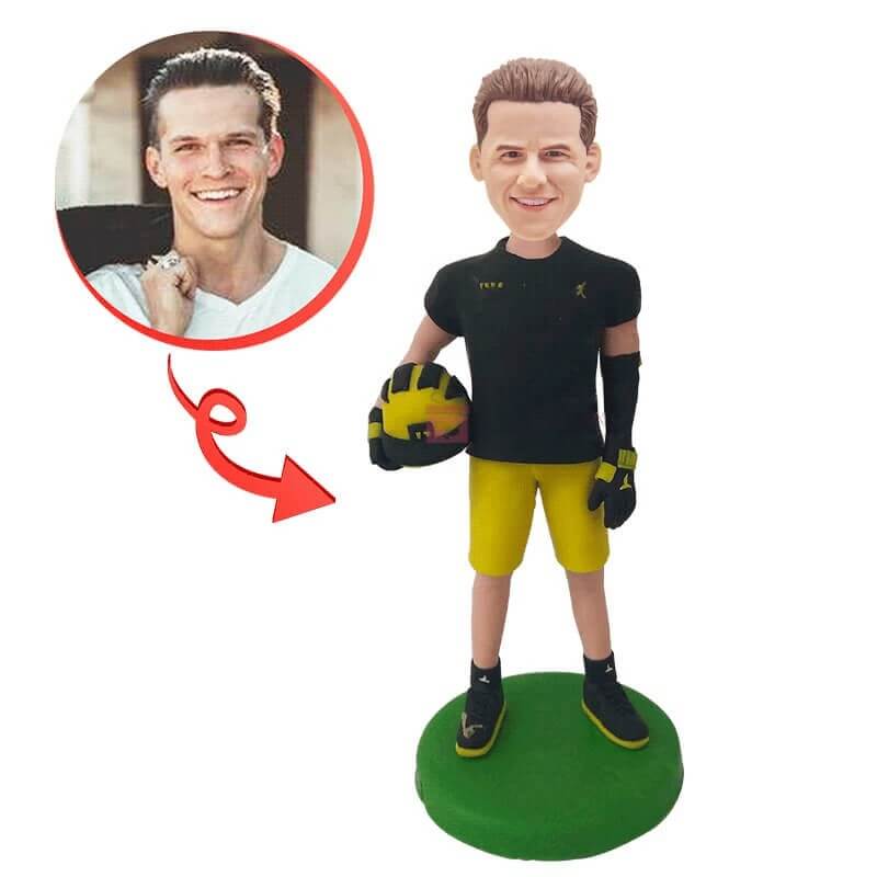 Custom Racer Bobblehead - Personalized Racing King Car Dashboard Decor - Perfect for NASCAR Fans, Office Desk & Car Accessories Gift
