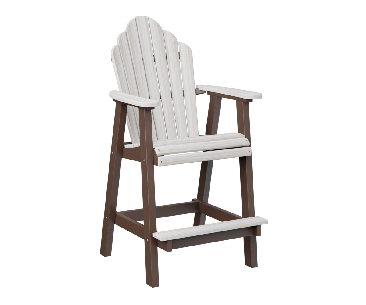 Berlin Gardens Cozi Back Bar Chair - Comfortable Counter Height Stool for Kitchen, Bar & Outdoor Use - Perfect for Dining, Entertaining & Relaxing