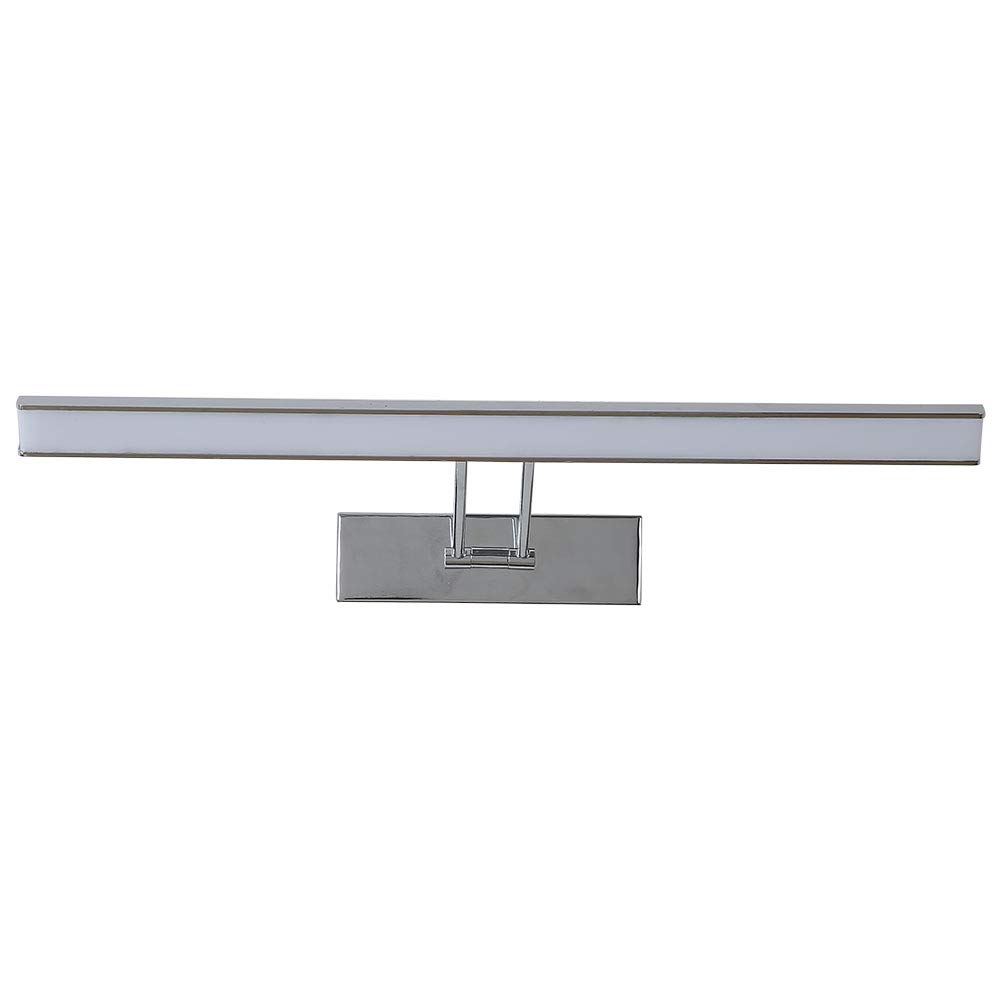 12 Inch 6W LED Vanity Light Fixture - Chrome Stainless Steel Bathroom Wall Sconce with 6000K White Light - Perfect for Mirror Front Wall Lighting in Bathrooms & Dressing Rooms