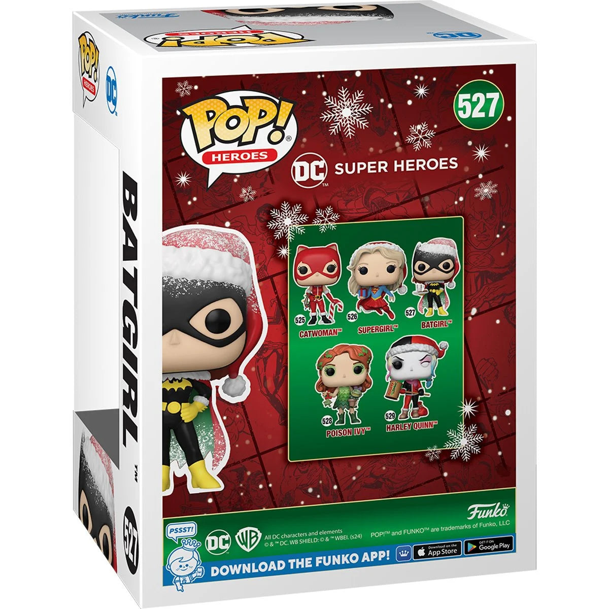 DC Comics Holiday 2024 Batgirl Funko Pop! Vinyl Figure #527 - Collectible Christmas Gift for Superhero Fans & Pop Culture Enthusiasts - Perfect for Display, Gifting, and Comic Book Collections