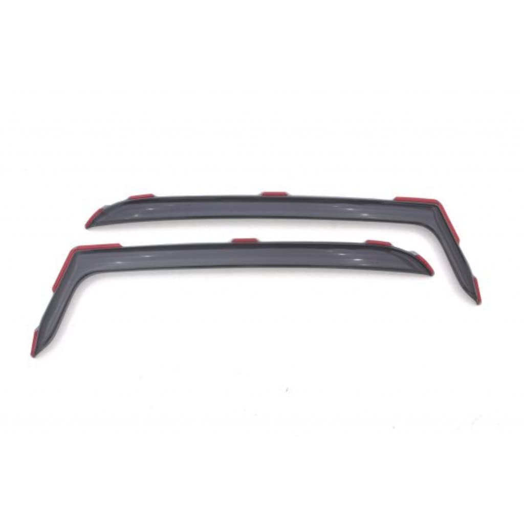 Lund Ventvisor Elite Smoke Window Deflectors for Jeep Wrangler 1997-2006 (182820) - Perfect for Rain Protection & Off-Road Adventures