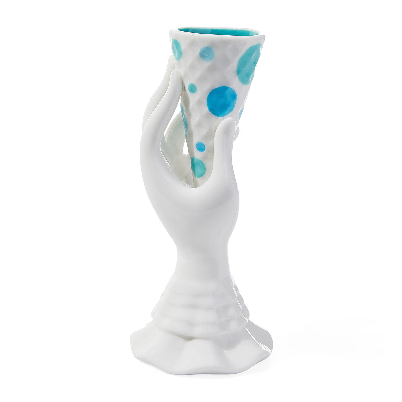 L'Pop I Scream Vase - Unique Ice Cream Shaped Decorative Vase for Home, Office & Gift Giving - Perfect for Floral Arrangements, Centerpieces & DIY Decor