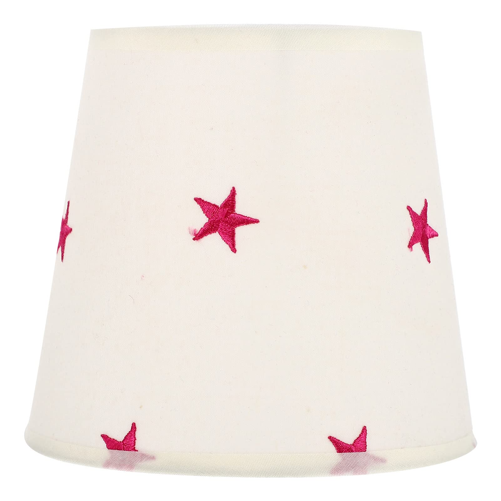 EXCEART Fabric Lampshade - Rustic Table Lamp Cover for E27 Bulbs, Glass Candle Holder & Home Decor - Perfect for Children's Rooms, Living Room Lighting & Bedside Desk Lamps