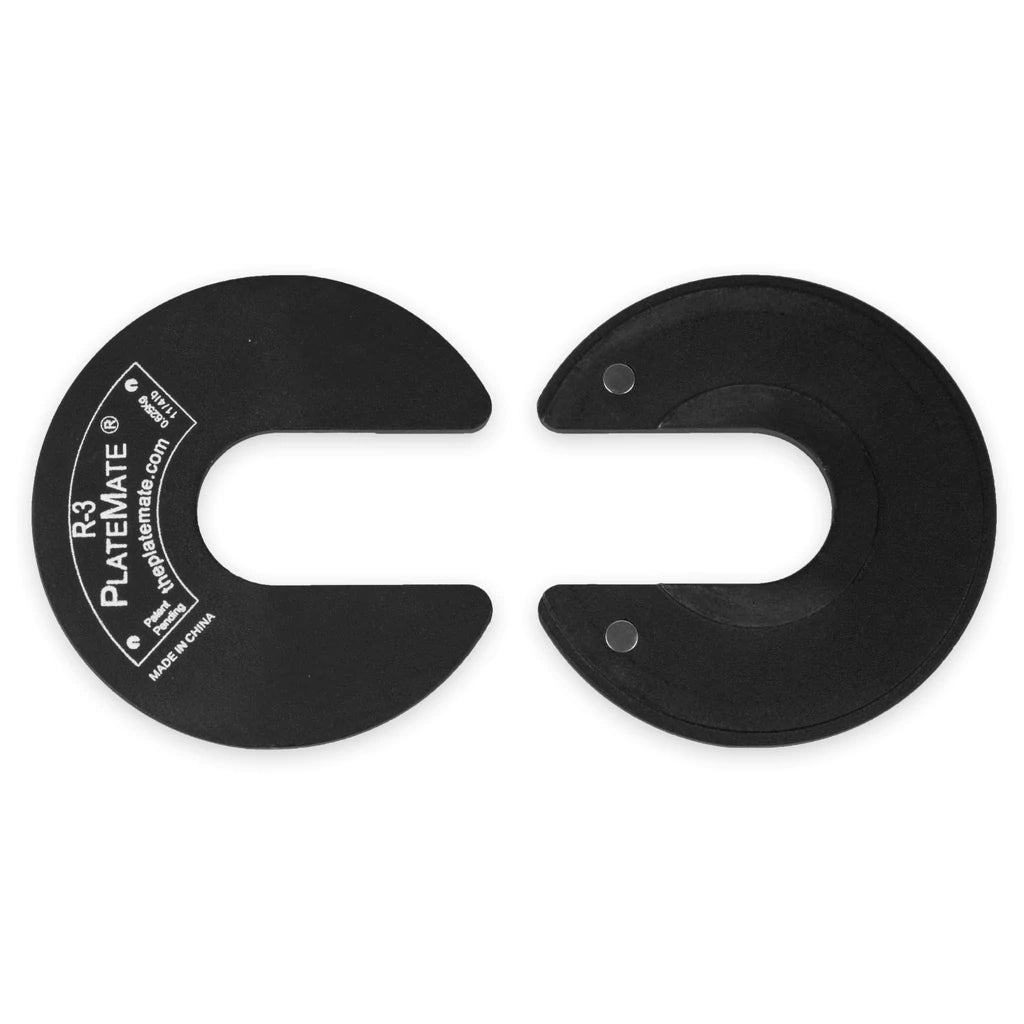 3 PlateMate 1.25lb Weight Plates (Pair) - Perfect for Dumbbell & Barbell Workouts, Home Gym Strength Training, and Fitness Accessories