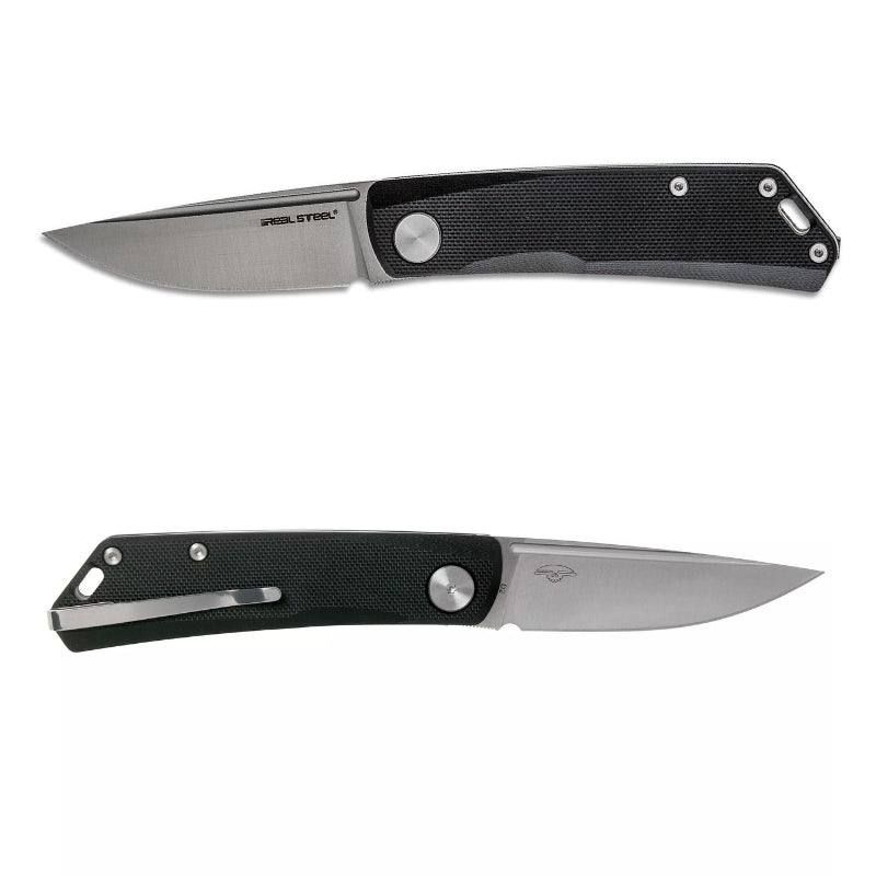 Luna Lite Satin G10 Knife - Premium Folding Pocket Knife for EDC, Camping & Outdoor Adventures - Sharp Stainless Steel Blade with Ergonomic Handle