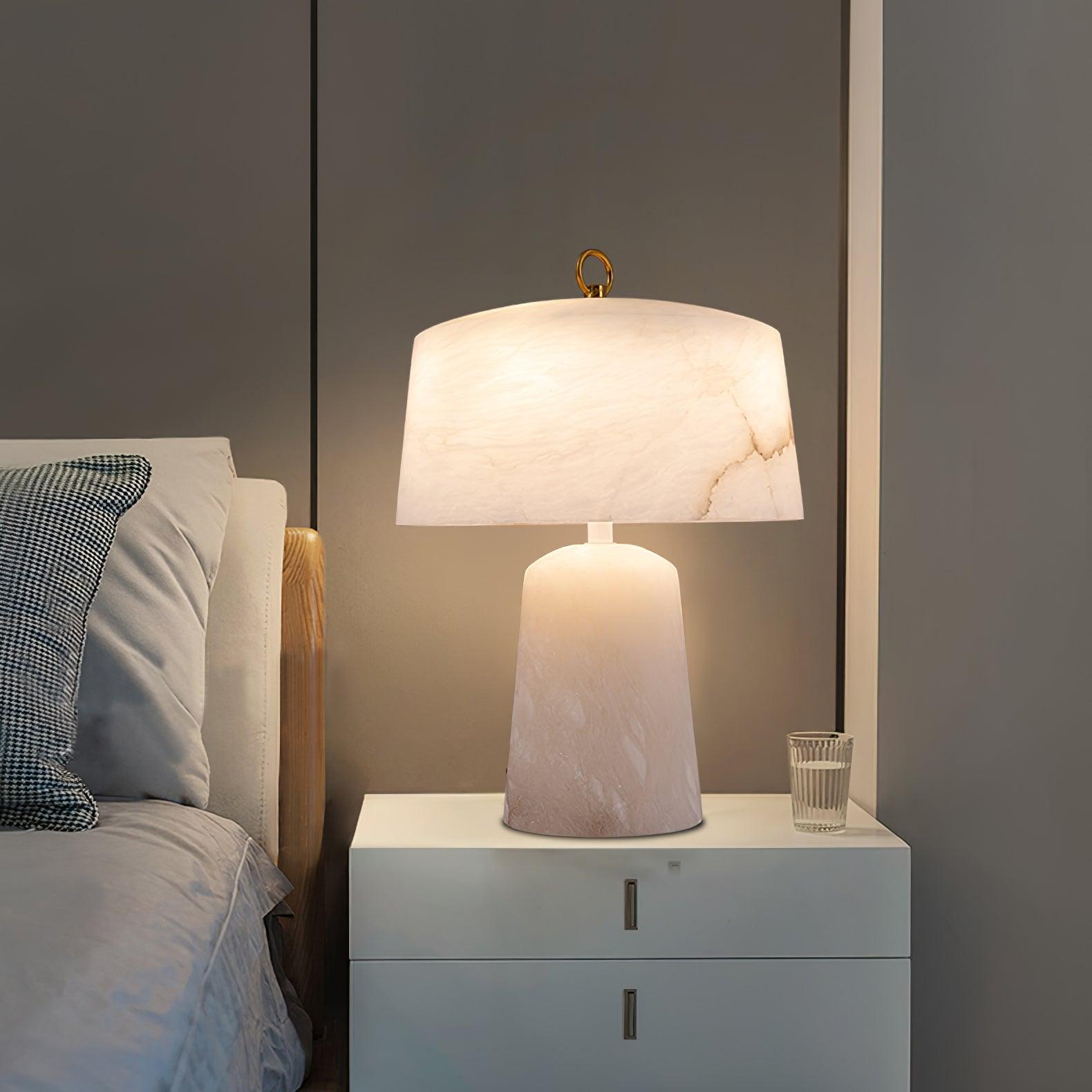 Aogashima Modern LED Table Lamp - Adjustable Brightness, USB Charging, Night Light for Bedroom, Office & Living Room - Perfect for Reading, Working & Relaxing
