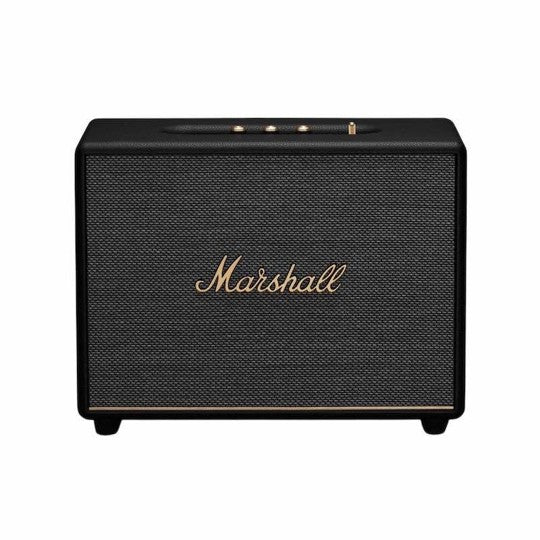 Marshall Woburn III Portable Bluetooth Speaker - Wireless Home Audio System for Indoor/Outdoor Use, Black | Perfect for Parties, Beach, and Home Entertainment