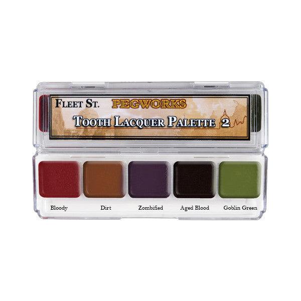 PPI Fleet Street Pegworks Tooth Lacquer Palette - Professional Dental Whitening Kit for Teeth Staining, Perfect for Cosmetic Dentistry & At-Home Teeth Whitening Treatments