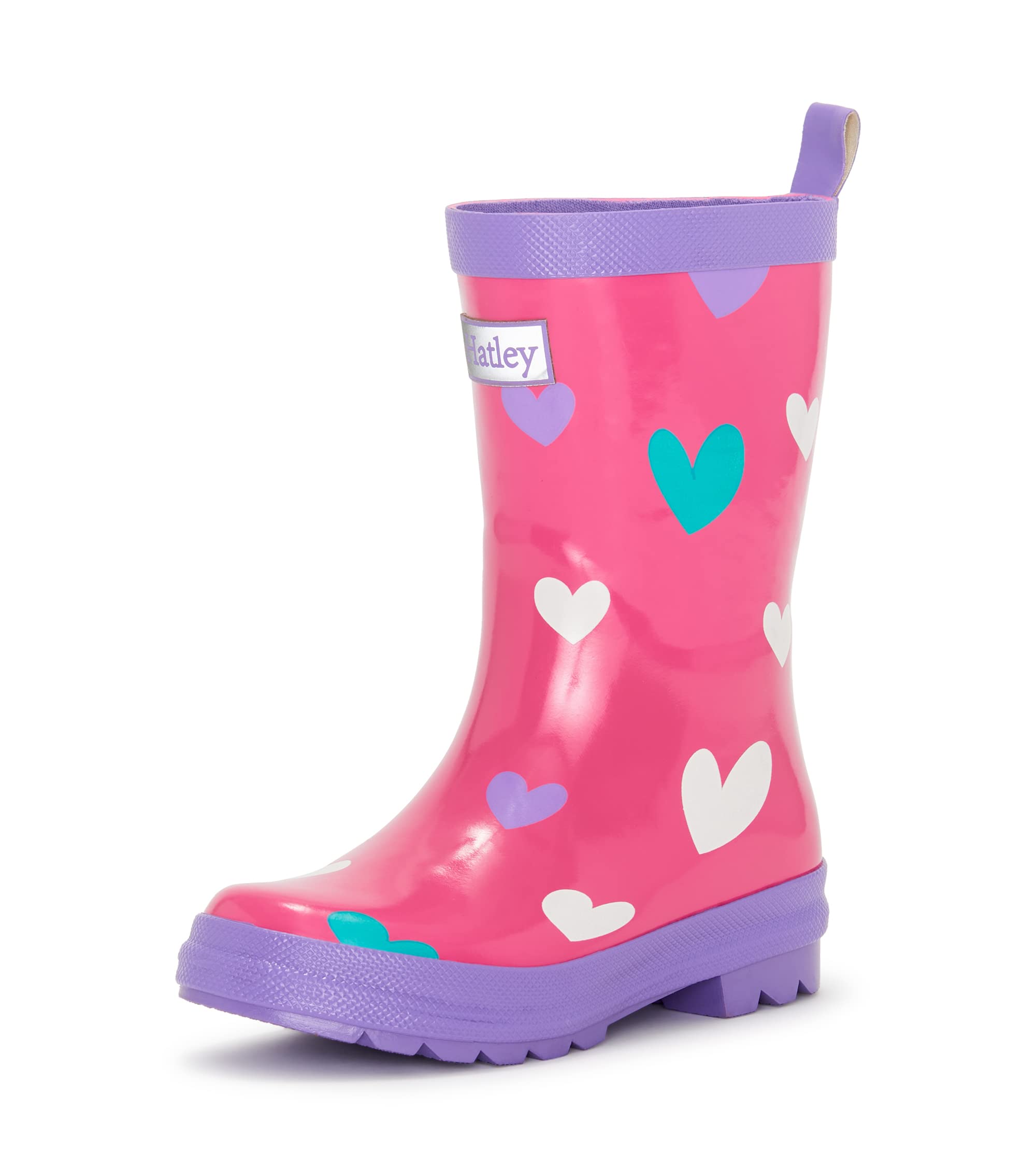 Hatley Girls' Printed Rain Boots - Waterproof Kids' Rain Boots for Girls, Cute & Comfortable Outdoor Play, Puddle Jumping, and Spring Weather