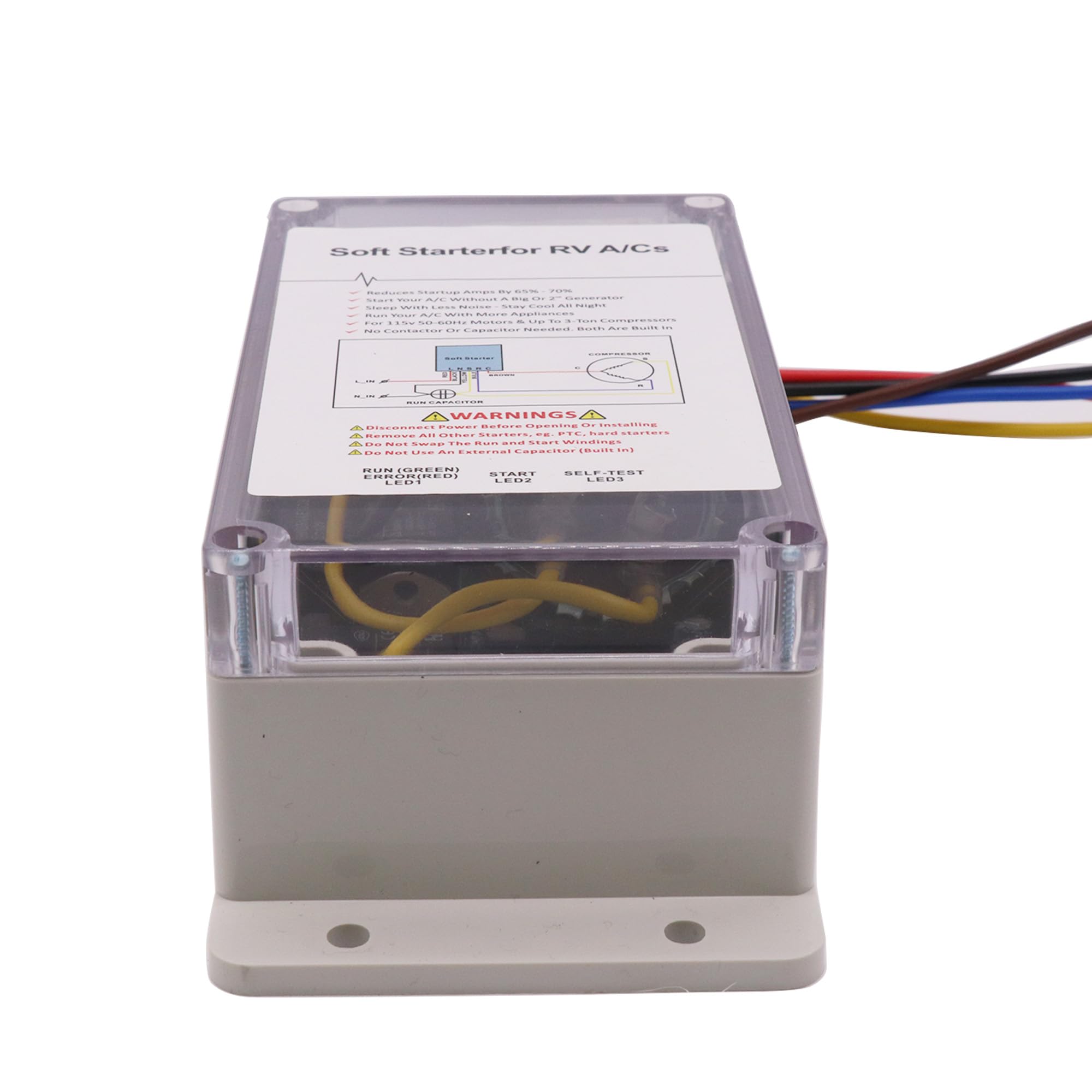 RV Air Conditioner Soft Starter - Easy Start for 12V AC Units & Appliances in RVs, Vans, Trailers & Campers | Perfect for Boondocking & Off-Grid Power Savings