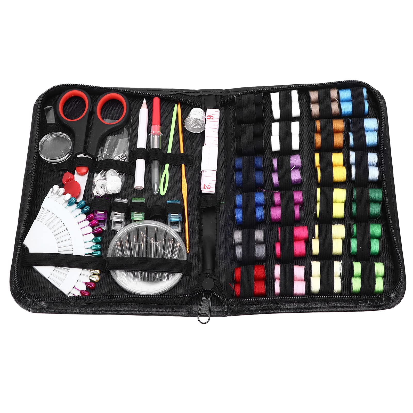 Portable Sewing Kit with Storage Box - Durable, Practical & Travel-Friendly Sewing Supplies for Home, Camping & Emergency Repairs | Perfect for DIY, Crafts & Quick Fixes on the Go