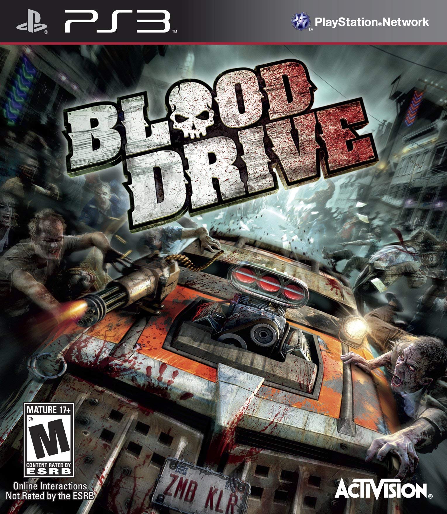 Blood Drive - PlayStation 3 Game (Renewed/Refurbished) - Action Horror Shooter for PS3 - Perfect for Halloween Gaming & Horror Fans
