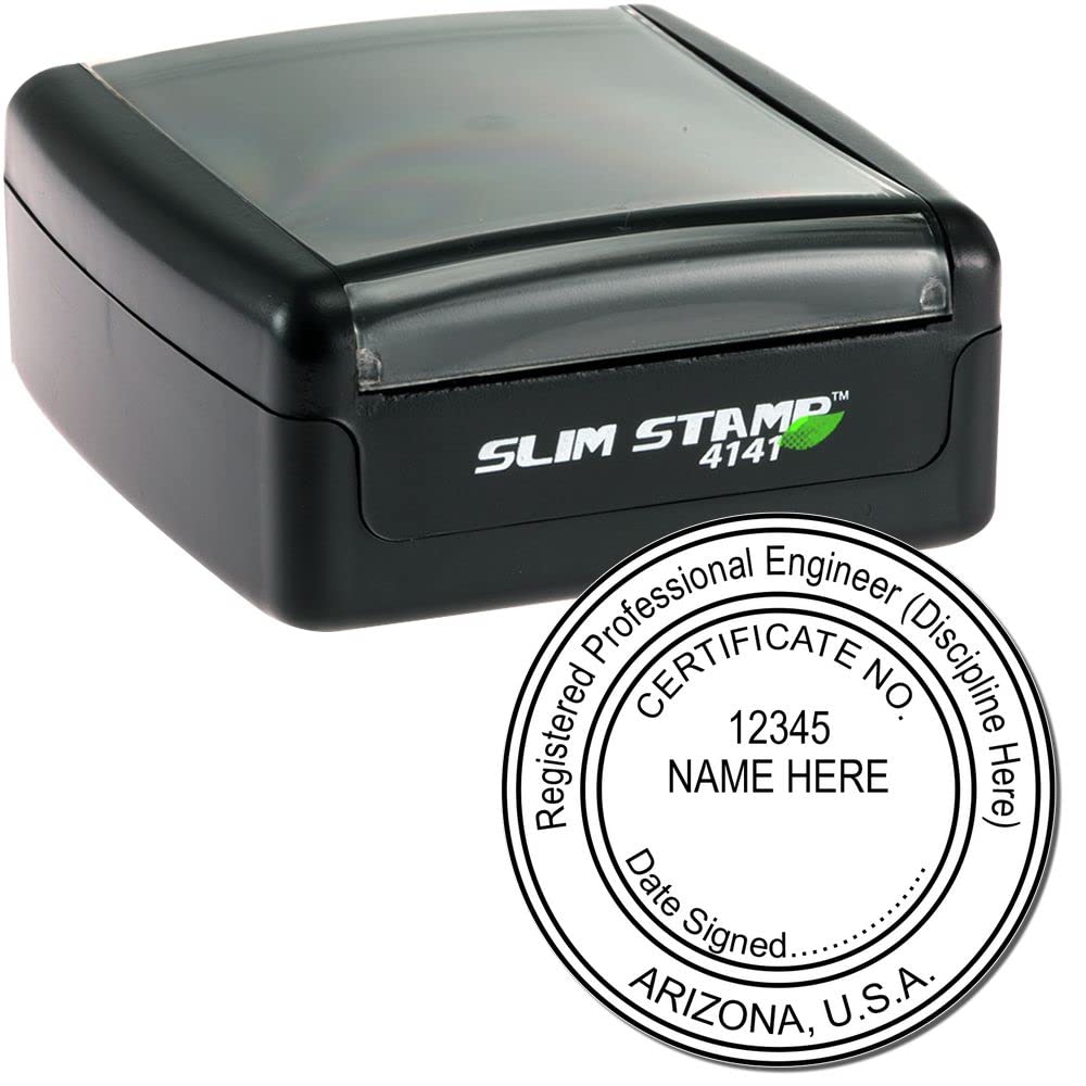 Arizona Professional Engineer Seal Stamp - 1-1/2