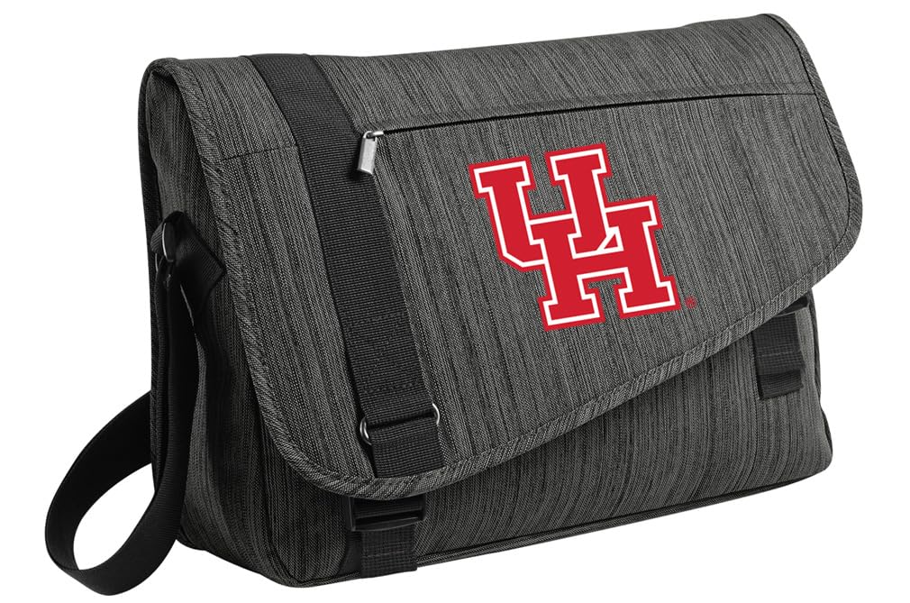 University of Houston Laptop Bag | UH Computer Messenger Briefcase for Students & Professionals | Durable & Stylish for Campus & Office Use