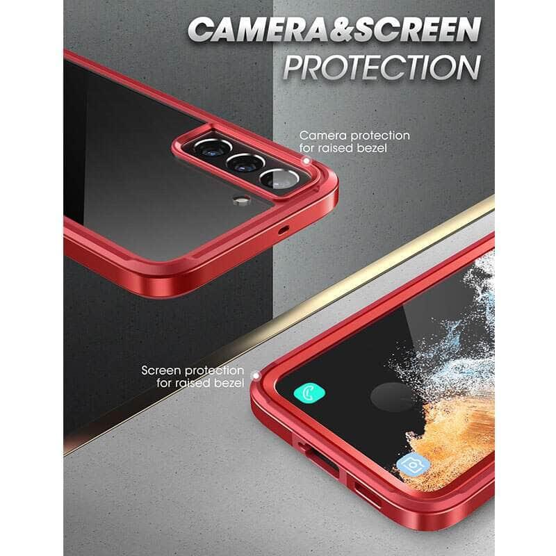 SUPCASE S22 Plus UB Edge Pro Slim Frame Clear Back Case - Protective Phone Cover for Samsung Galaxy S22 Plus - Perfect for Everyday Use, Work & Outdoor Activities