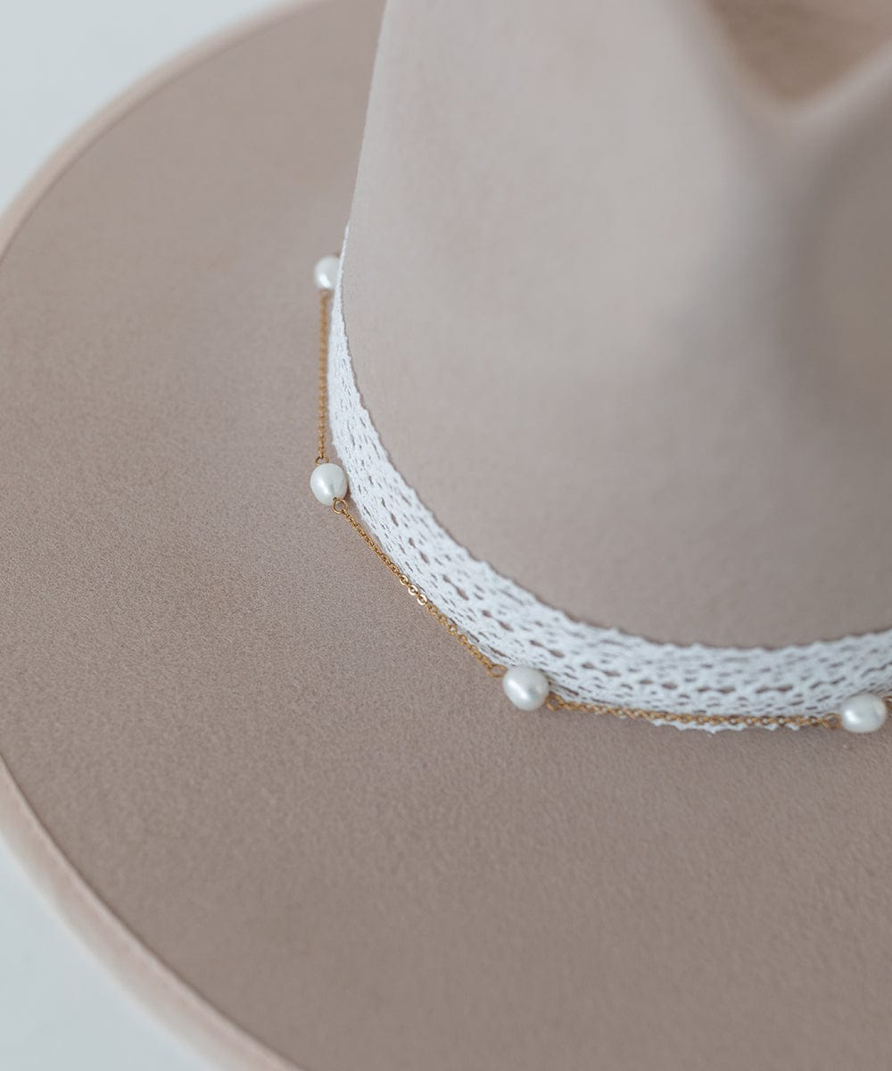 Elegant Pearl Chain Band for Women - Dainty Pearl Bracelet for Wedding, Party & Everyday Wear