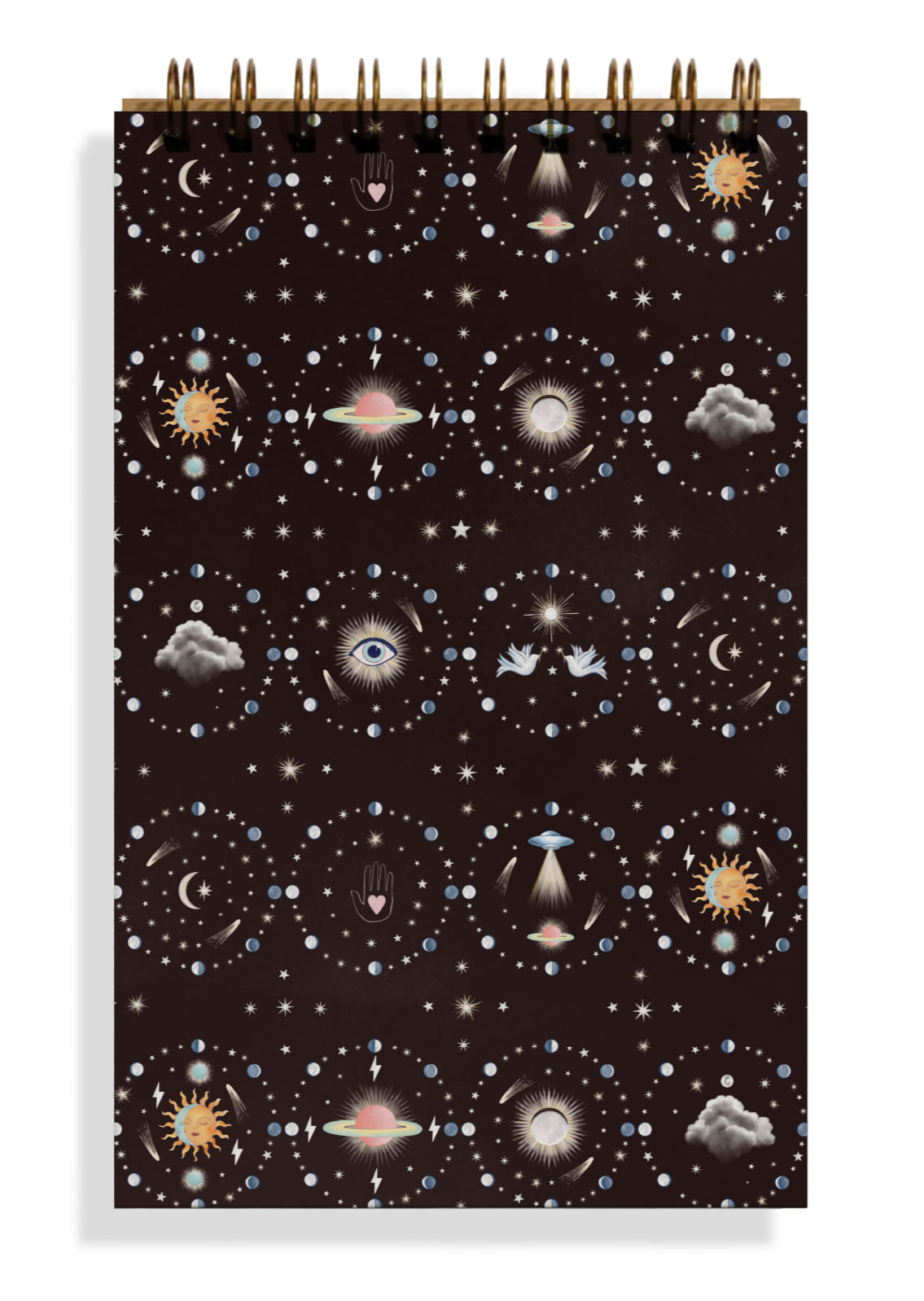 Mandala Galaxy Notebook - Spiral Bound Journal for Meditation, Yoga & Mindfulness - Aesthetic Boho Design for Writing, Sketching & Planning - Perfect for Travel, Gift & Self-Care