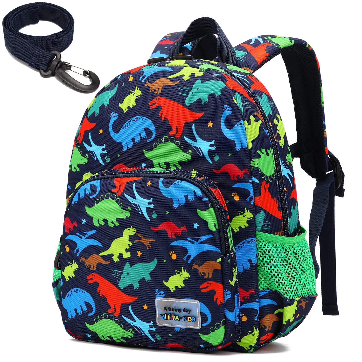 Dinosaur Backpack for Kids - 3D Mechanical Dinosaur Toddler Backpack with Safety Leash, Waterproof Preschool Backpack for Boys & Girls - Perfect for School, Travel, and Outdoor Adventures