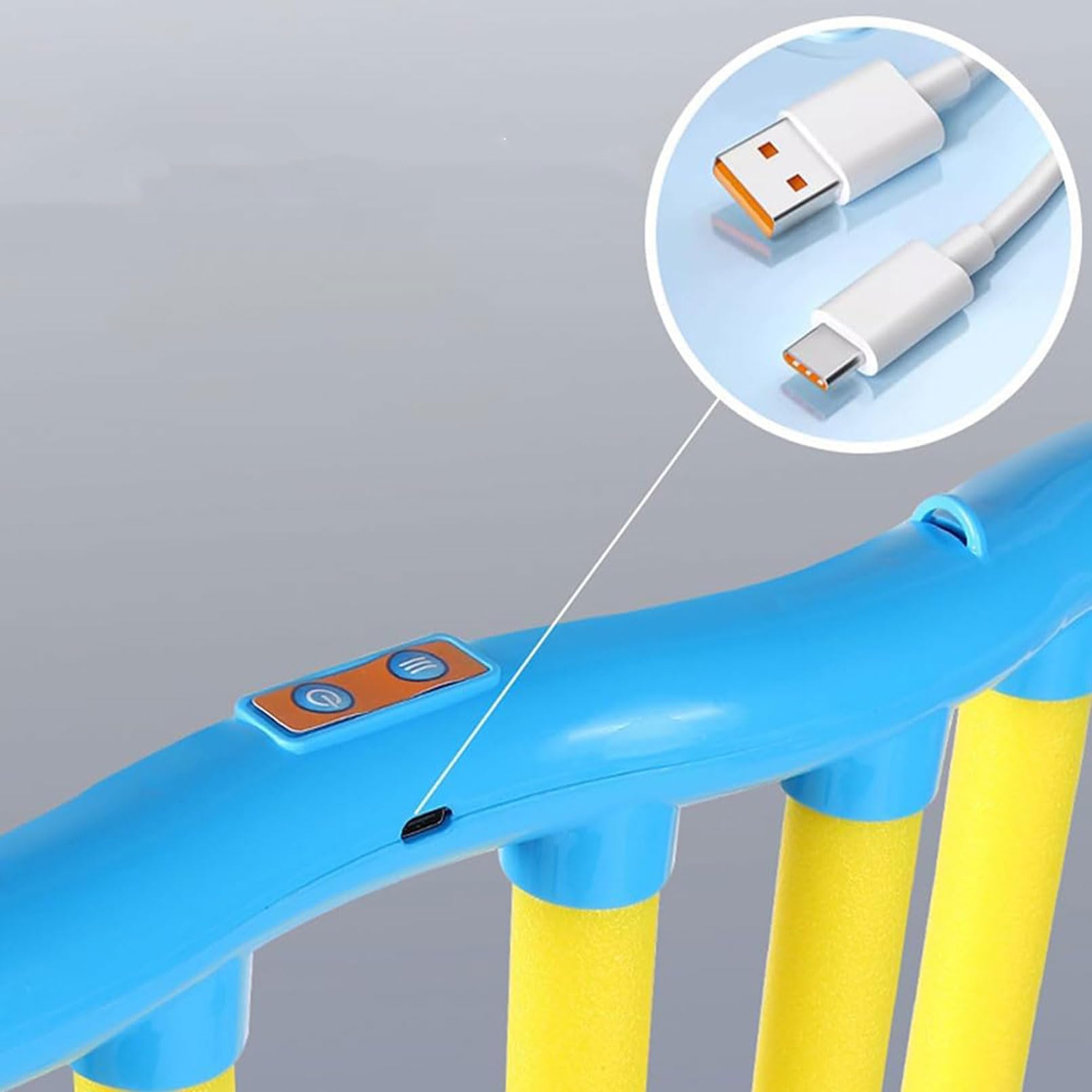 **Reflex Challenge Game - 2025 New Drop Stick Game for Adults & Kids - Hand-Eye Coordination Toy with 3 Adjustable Speeds (Blue) - Fun Family Party & Indoor Activity Game**