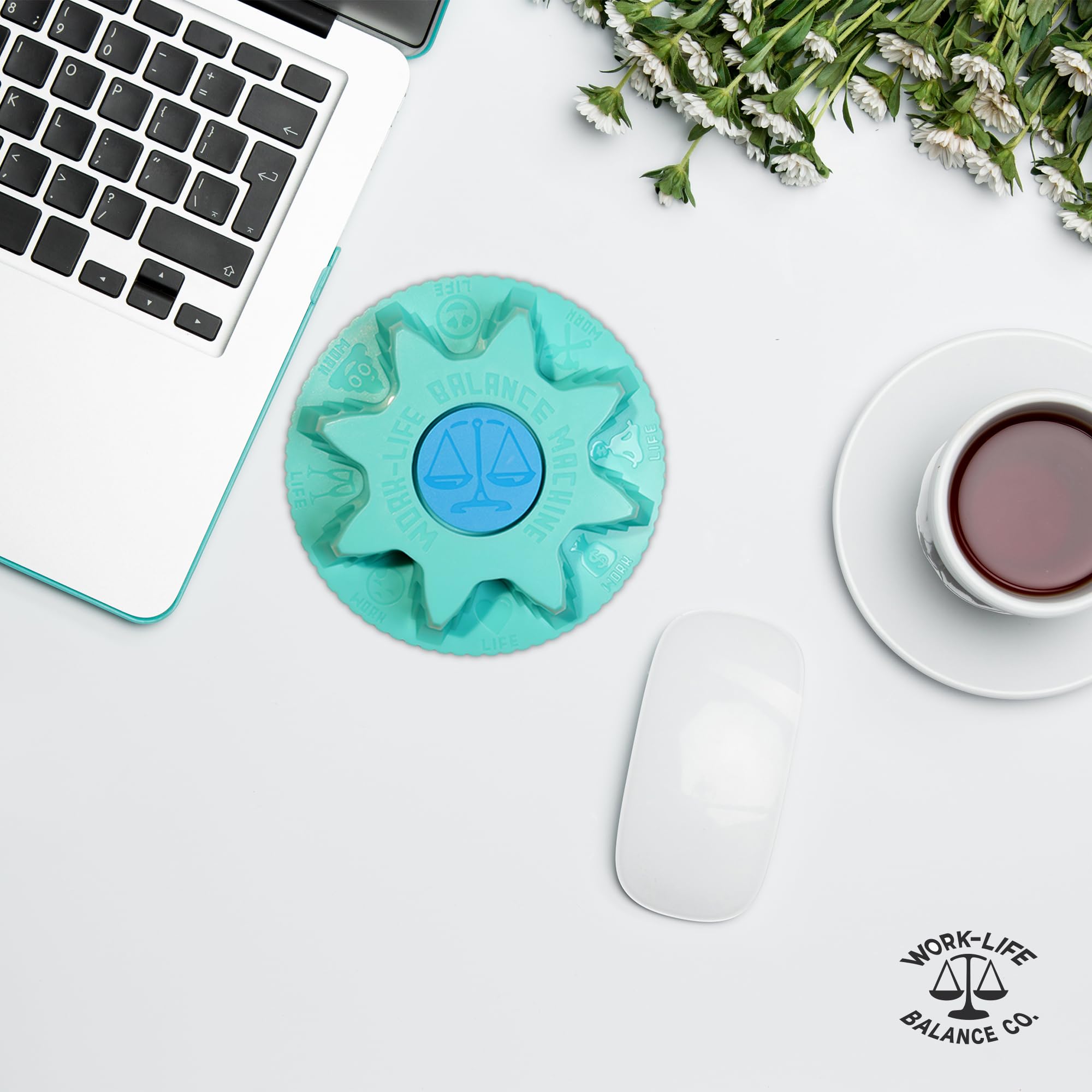 Undetectable Mechanical Mouse Jiggler - USB-Free & Software-Free Wireless Mouse Mover for PC/Laptop - Keeps Computer Active & Prevents Sleep Mode - Long-Lasting AA Battery (12-24 Months) - Perfect for Remote Work, Online Meetings & Overnight Downloads (Aqua)