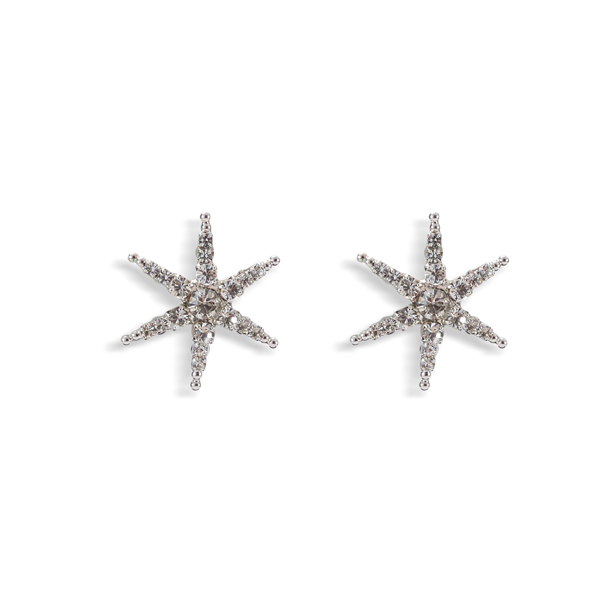 Venus Crystal Stud Earrings for Women - Sparkling Cubic Zirconia Earrings for Daily Wear, Party & Gift Giving
