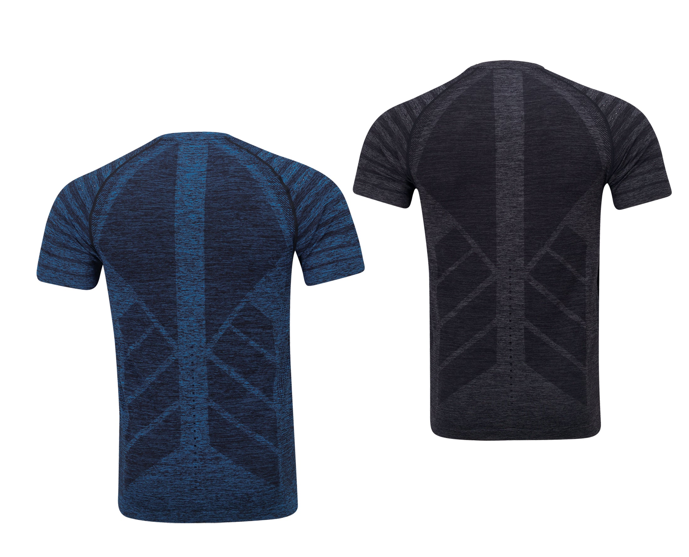 Li Ning Men's Athletic Performance T-Shirt - Moisture-Wicking, Breathable Fabric - Blue/Grey (ATSP145) - Ideal for Running, Gym Workouts & Casual Wear