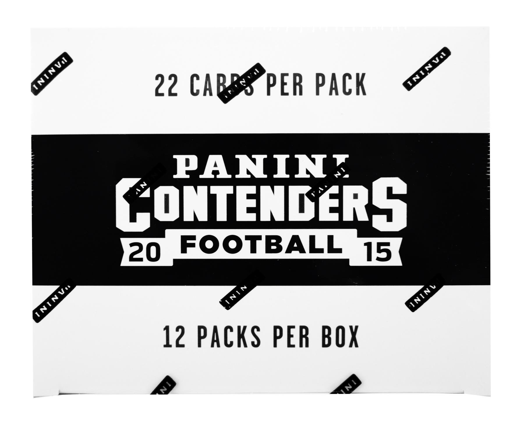2015 Panini Contenders Football Fat Pack Box - 24 Packs with Autograph & Memorabilia Cards - Perfect for NFL Collectors & Fantasy Football Fans (Game Day, Trading, Display)