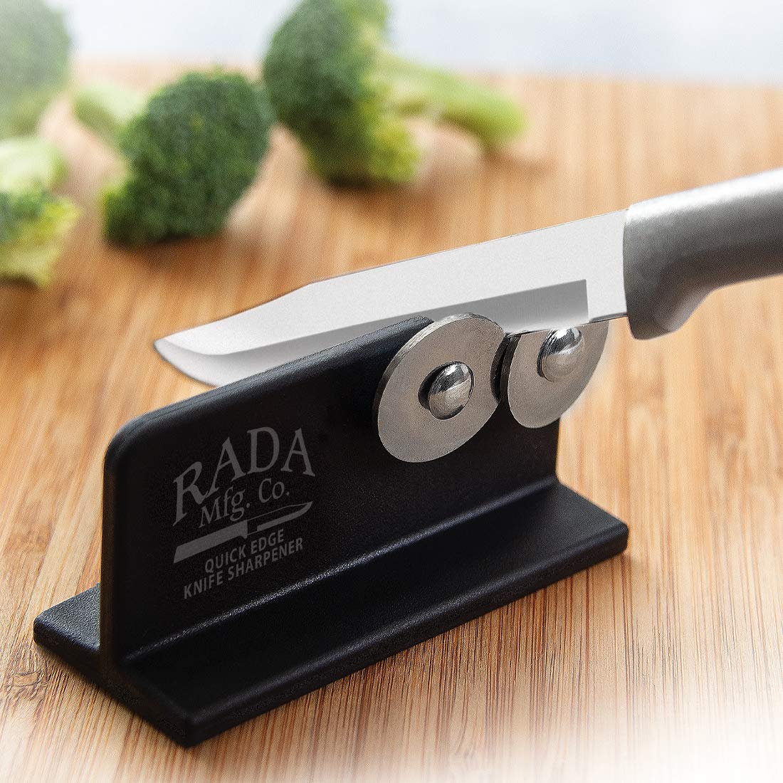 Rada Cutlery 7-Piece Knife Set with Sharpener - High-Quality Kitchen Knives for Cooking, Slicing & Dicing - Perfect Gift for Chefs & Home Cooks - Ideal for Meal Prep, BBQ & Everyday Kitchen Use